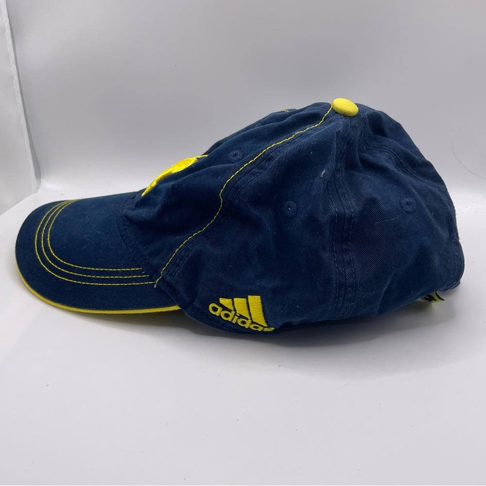 Adidas Michigan Wolverines Hat One Size Fits All Blue Yellow Hail To The Victors - Picture 2 of 9